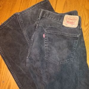 Levi's black 505 jeans 36 x32